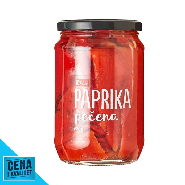 K Plus Paprika pecena 680g