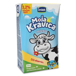 Imlek Moja Kravica mleko D3 ster. 3.2% 250ml TP