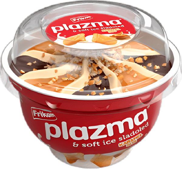 Frikom Sladoled Plazma karamel sos čaša 190ml