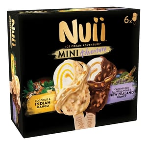 Nuii Sladoled mango i novozelandski med multipack 6x55ml
