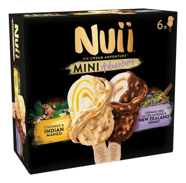 Nuii Sladoled mango i novozelandski med multipack 6x55ml