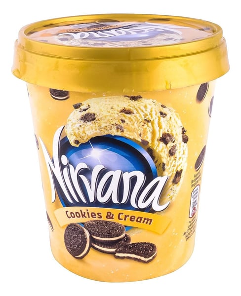 Nirvana Sladoled cookies & cream čaša 470ml