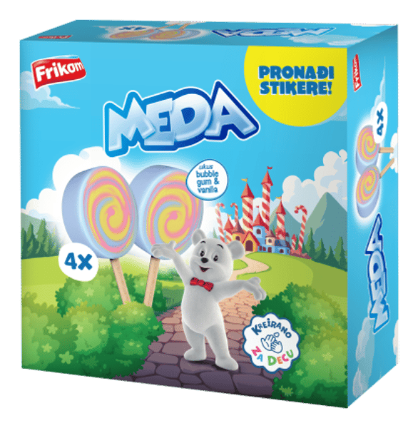 Frikom Sladoled Meda multipack 4x70ml
