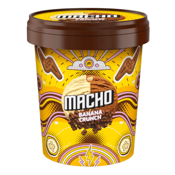 Macho Sladoled banana crunch 370ml