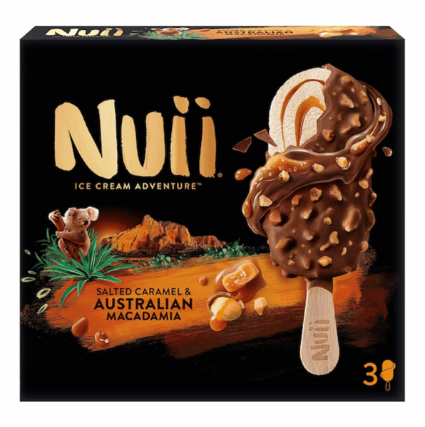 Nuii Sladoled slana karamela i macadamia 204ml