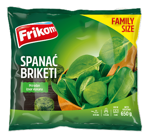 Frikom Spanać u briketima 650g