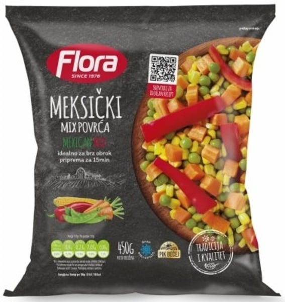 Flora Meksički miks 400g