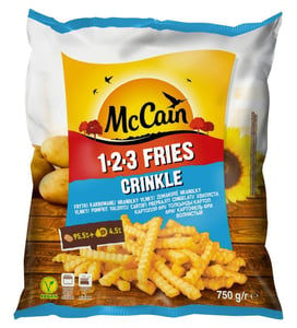 McCain Pomfrit Fries crinkle 750g
