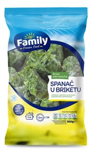 Family Spanać u briketima 900g