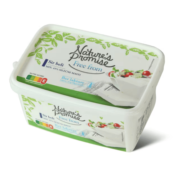Nature's Promise Beli Sir bez laktoze 500g