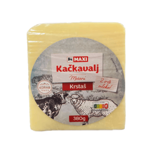 Maxi Mesani kačkavalj krstas 380g