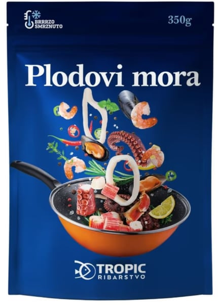 Tropic Smrznuti plodovi mora 350g