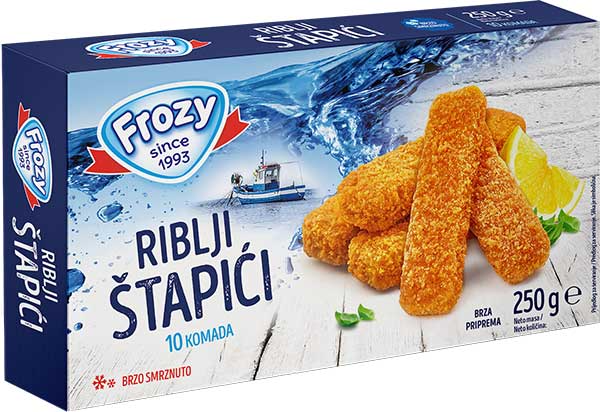 Frozy Panirani riblji štapići 250g