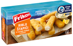 Frikom Riblji štapići u zlatnog panadi 224g