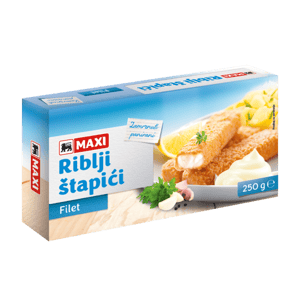 Maxi Smrznuti riblji stapici filet 250g