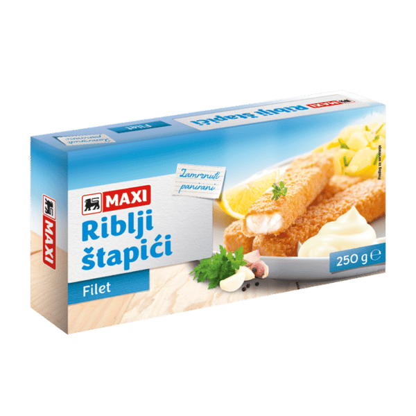 Maxi Smrznuti riblji stapici filet 250g