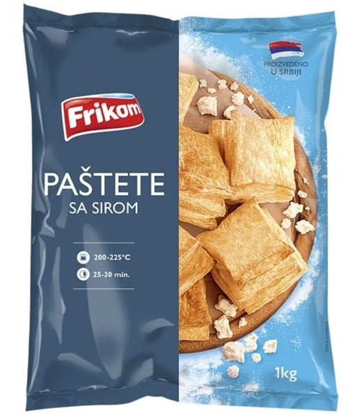 Frikom Smrznute paštete sa sirom 800g