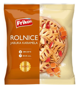 Frikom Smrznute rolnice jabuka i karamela 800g