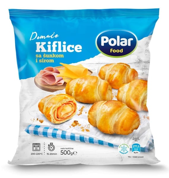 Polar Food Kiflice šunka sir 500g