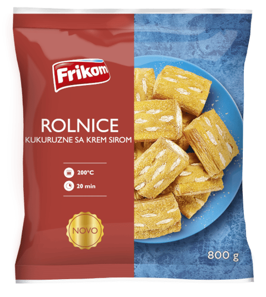 Frikom Kukuruzne rolnice krem sir 800g