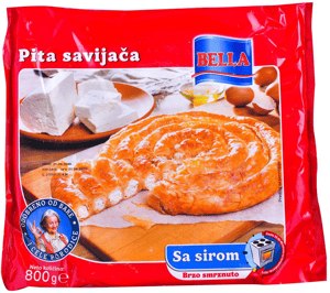 Bella Pita Savijača sa sirom 800g