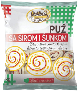Mara Puž sa sirom i šunkom 1kg