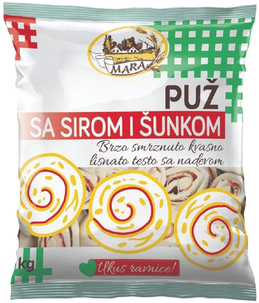 Mara Puž sa sirom i šunkom 1kg