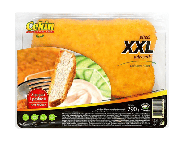 Cekin Panirani pileći odrezak XXL 290g