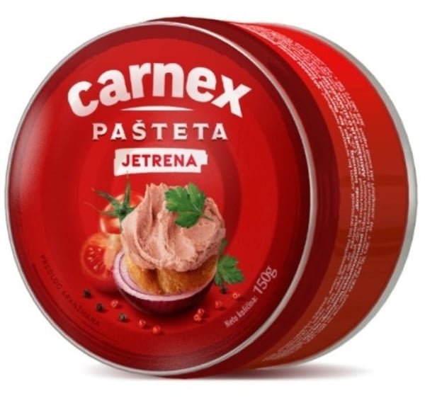 Carnex Pašteta jetrena 150g