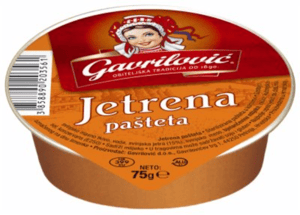 Gavrilovic Pašteta jetrena 75g