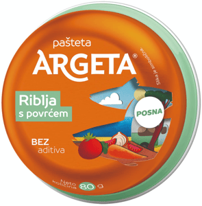 Argeta Pašteta riblja sa povrćem 80g