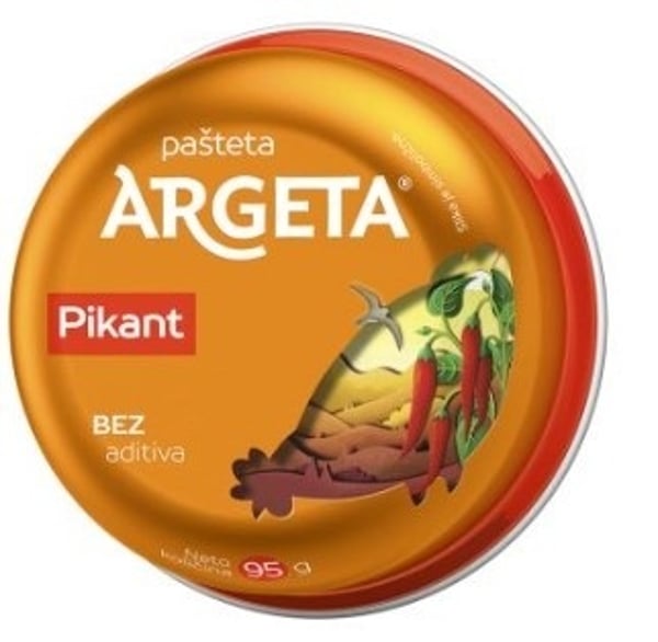 Argeta Pašteta pikant kokošija 95g