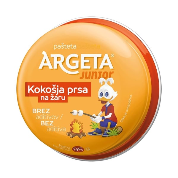 Argeta Pašteta junior kokošija prsa na žaru 95g