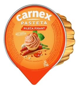 Carnex Pašteta pileća pikant 75g