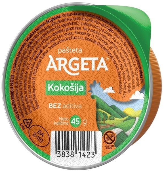 Argeta Pašteta kokošija 45g