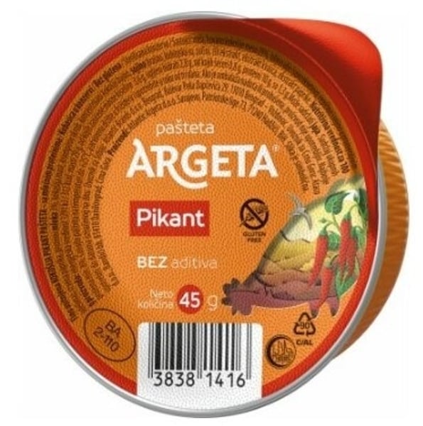 Argeta Pašteta pikant 45g