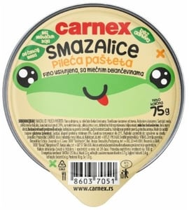 Carnex Pašteta Smazalice pileća 75g