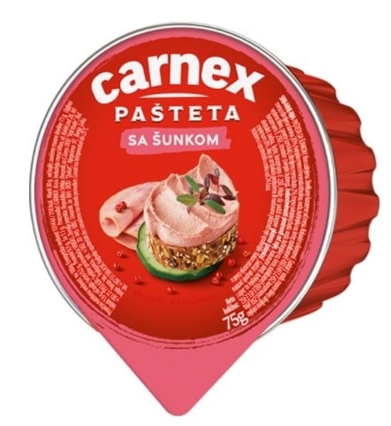 Carnex Pašteta sa šunkom 75g