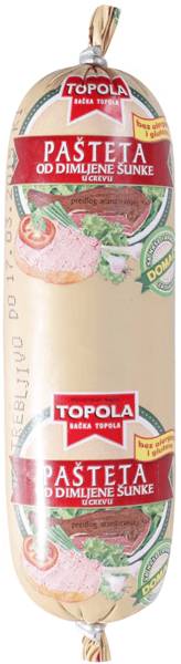 Topola Pašteta dimljena šunka u crevu 130g