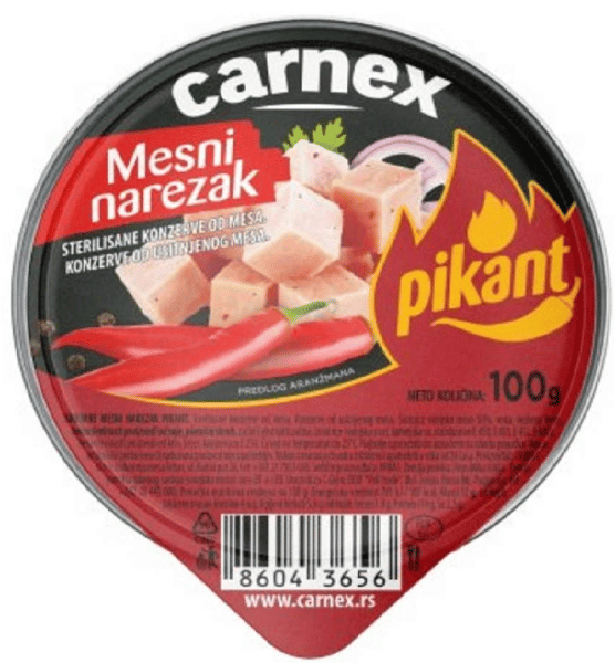 Carnex Mesni narezak pikant 100g
