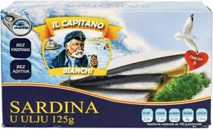 Il Capitano Sardina u ulju 125g