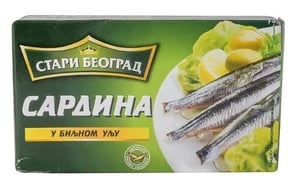 Stari Beograd Sardina u biljnom ulju 100g