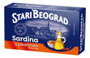 Stari Beograd Sardina u pikant biljnom ulju 100g
