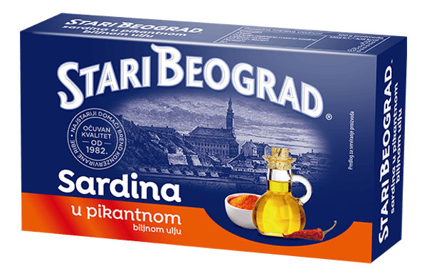 Stari Beograd Sardina u pikant biljnom ulju 100g