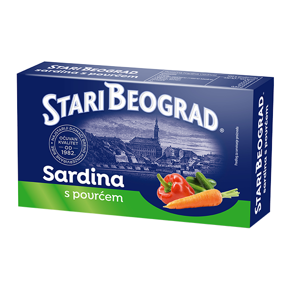 Stari Beograd Sardina povrće 100g