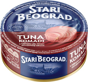 Stari Beograd Tunjevina blago dimljeni komadi 160g