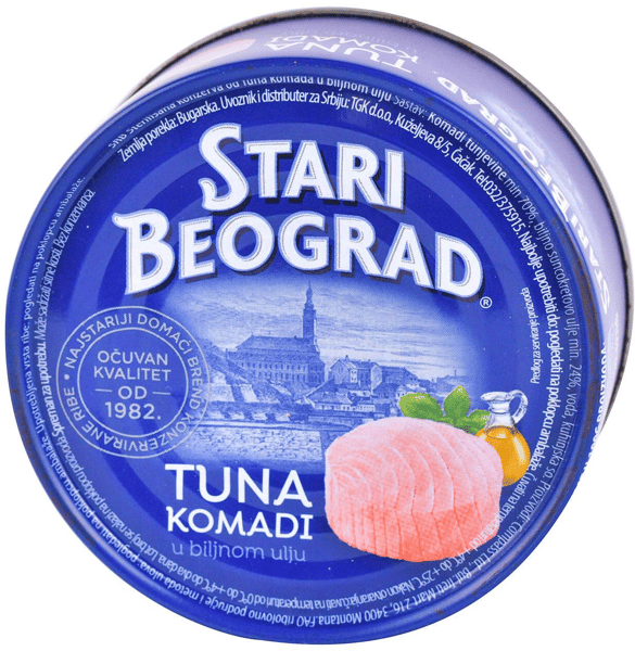 Stari Beograd Tunjevina komadi u ulju 160g