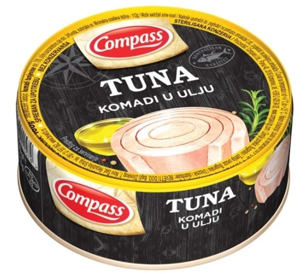 Compass Tunjevina komadi u ulju 160g