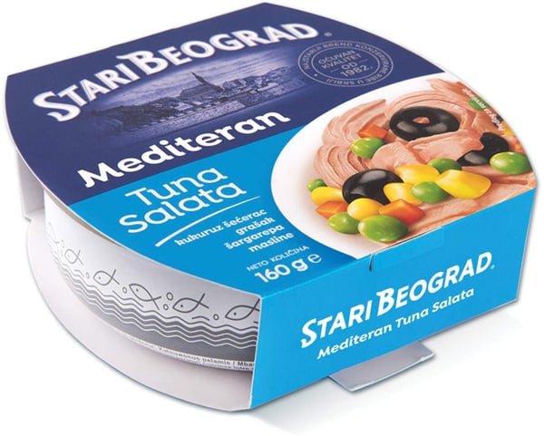 Stari Beograd Tunjevina mediteranska salata 160g