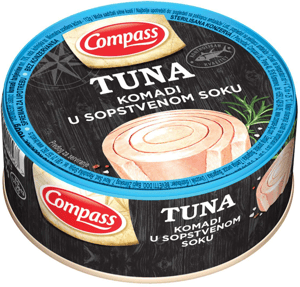 Compass Tunjevina komadi u sopstvenom sosu 160g